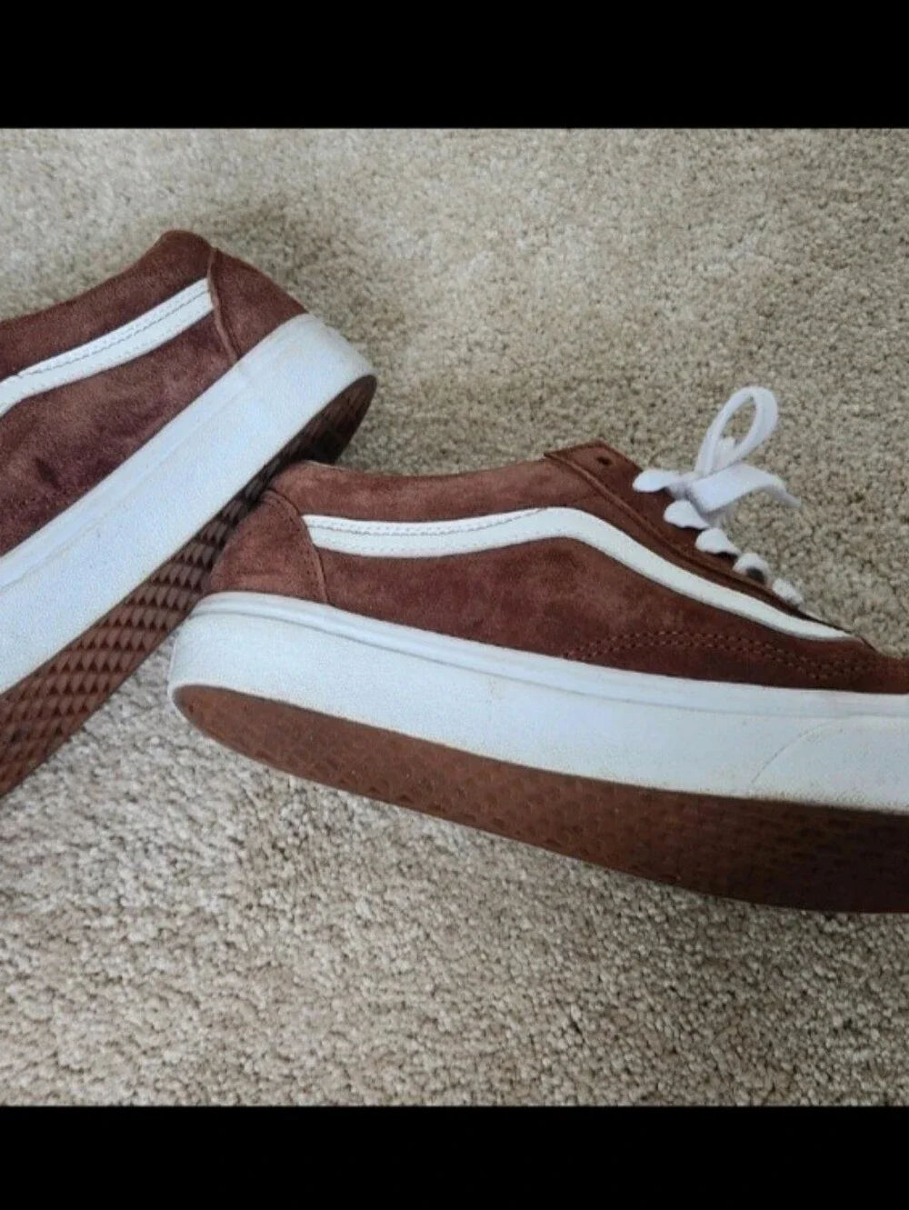 Mens Vans Brown Suede Old Skool Sz 10